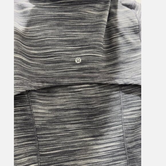 Lululemon Hooded Define Jacket Nulu Heathered Black / White / Grey Size 10 - Picture 4 of 11